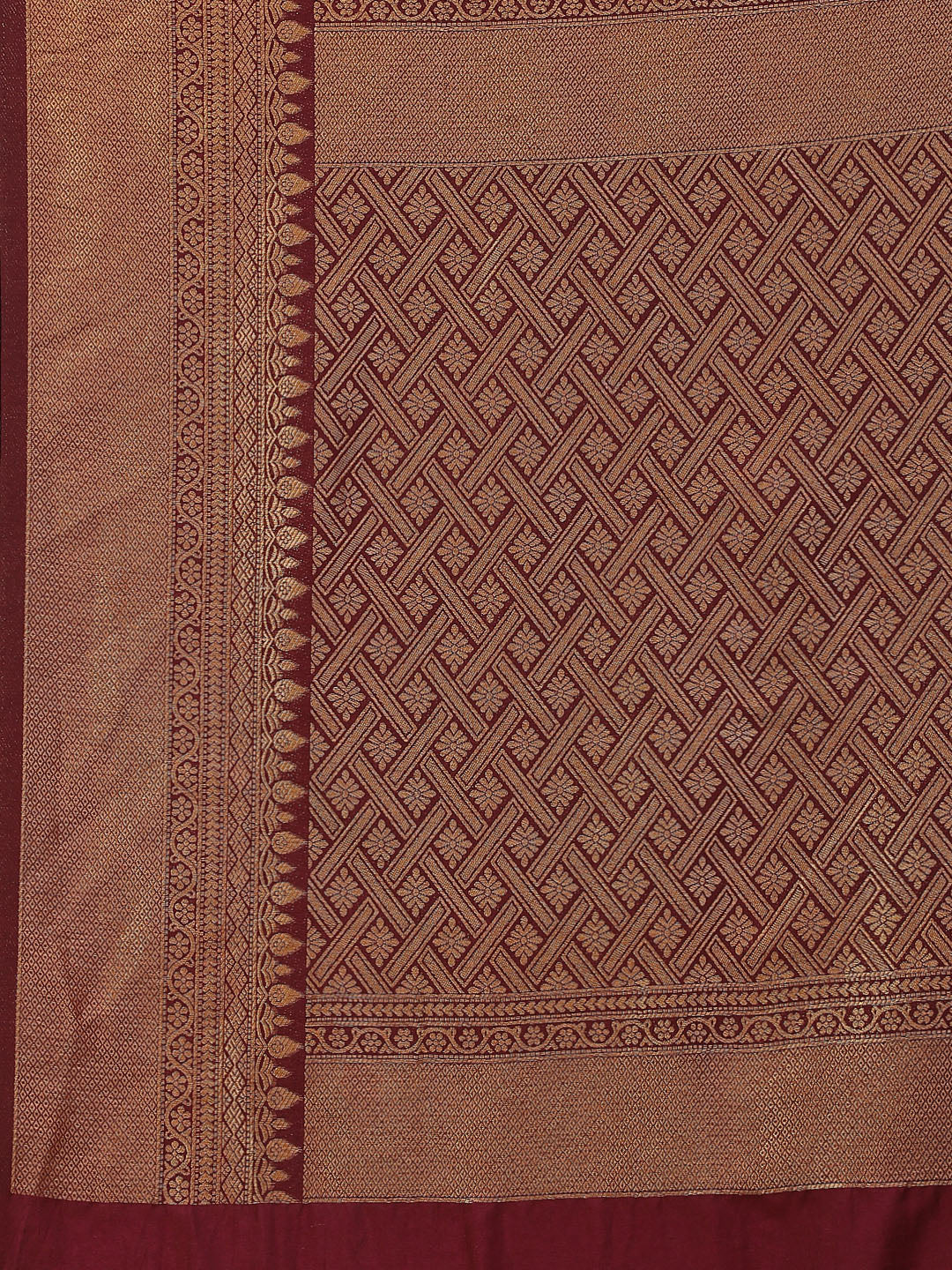 Zari Jaal Art Handloom Woven Saree