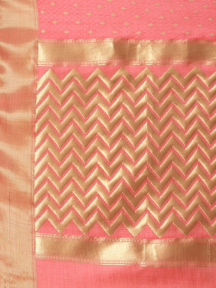 Zari Booti Handloom Woven Saree