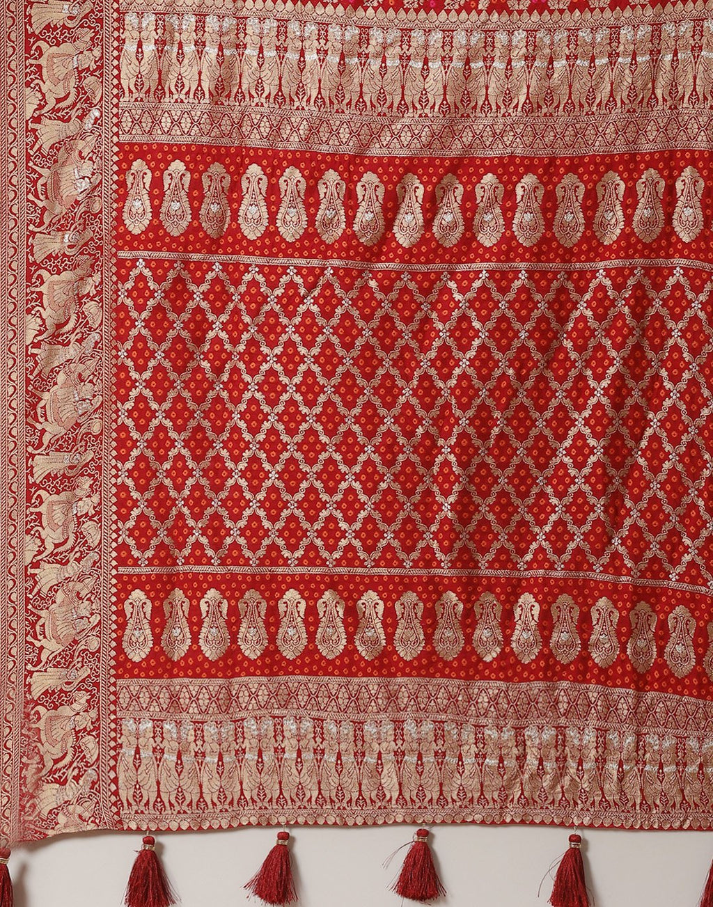 Banarasi Art Handloom Maroon Saree