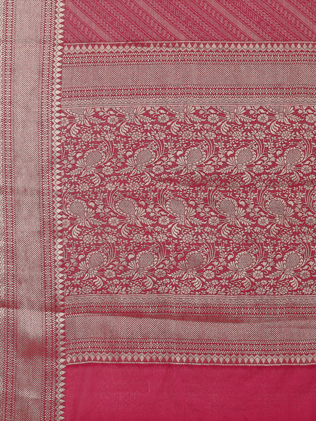 Light Brocade Woven Georgette Saree