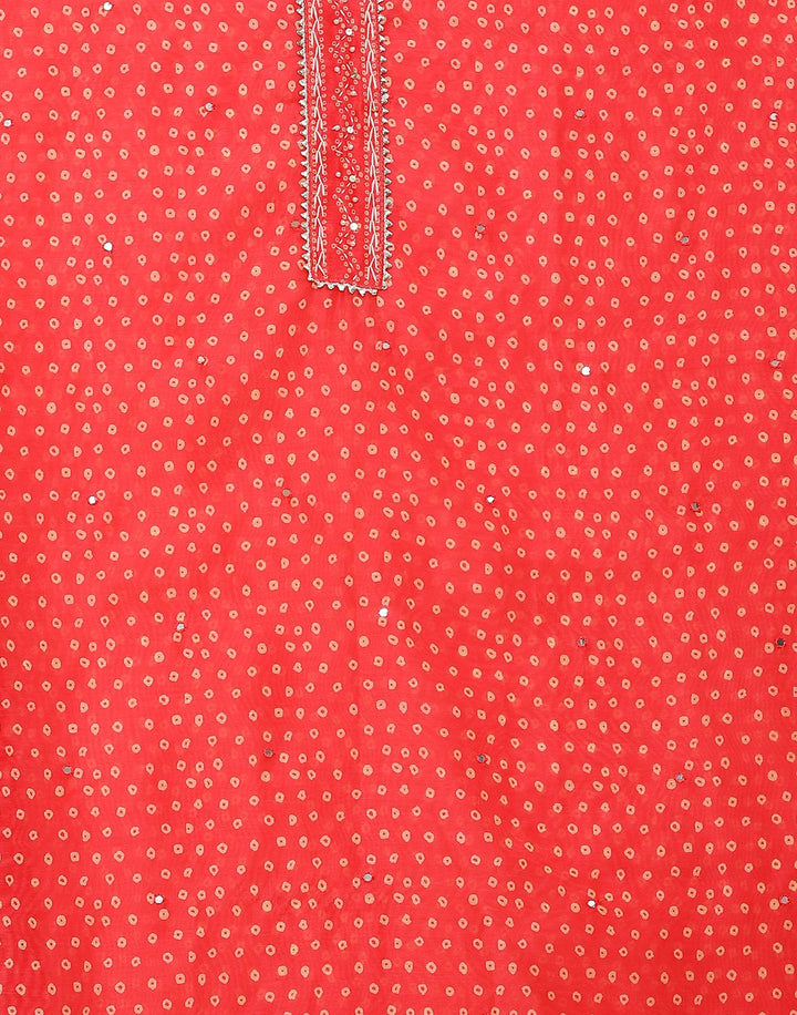 Printed Chanderi Suit Piece