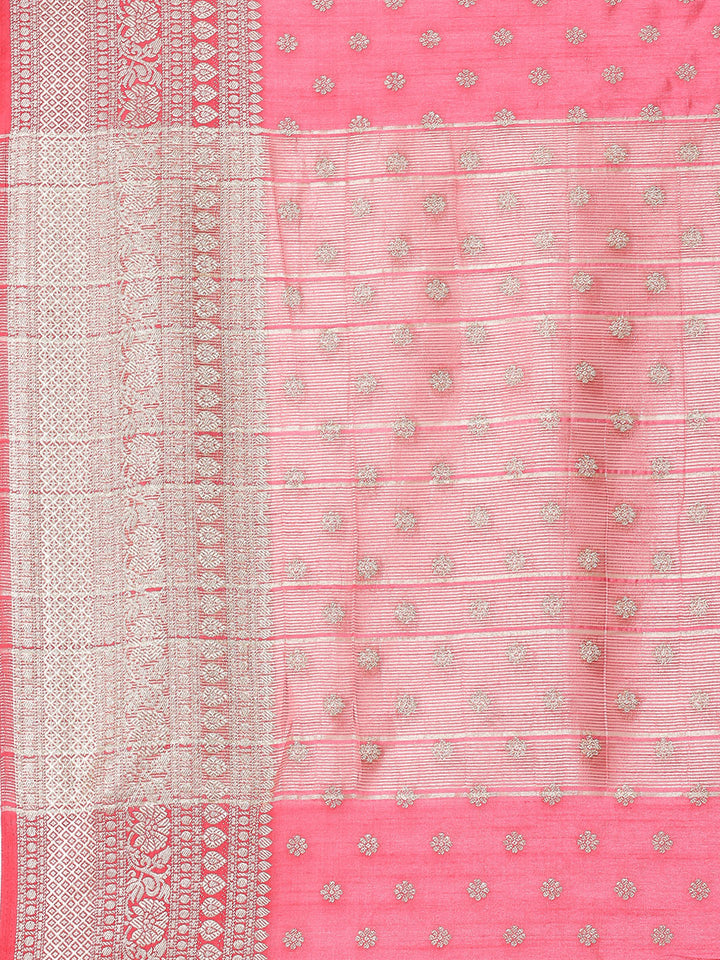 Zari Booti Handloom Woven Saree