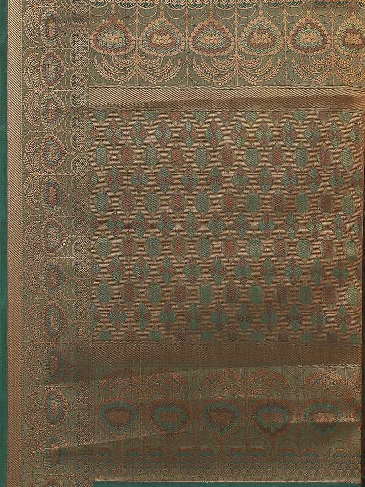 Leheriya Pattern Woven Handloom Saree