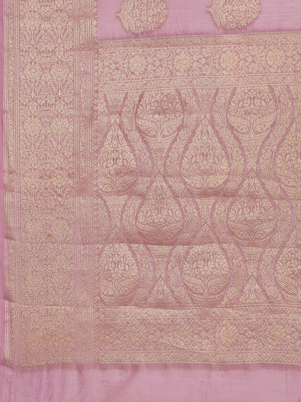 Zari Border Booti Cotton Woven Saree