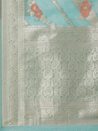 Floral Zari Jaal Handloom Woven Saree