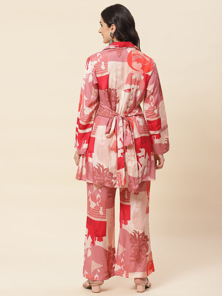 Printed Cotton Kurti With Pants