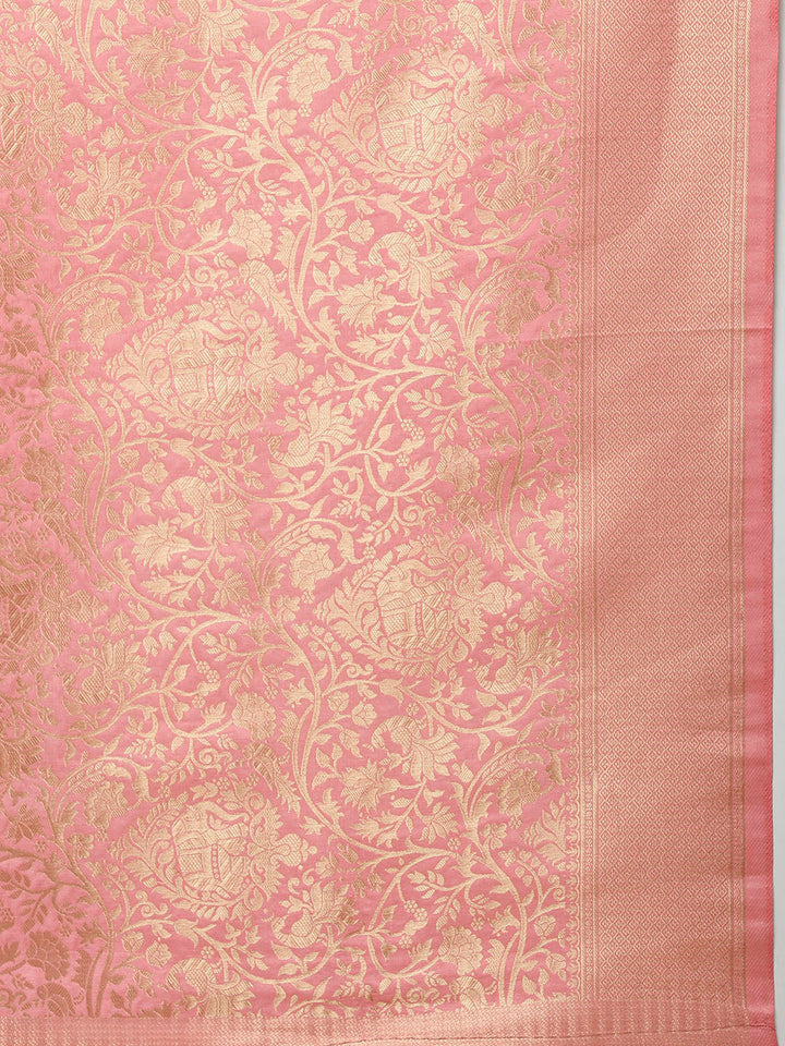 Ethnic Motifs Woven Handloom Saree