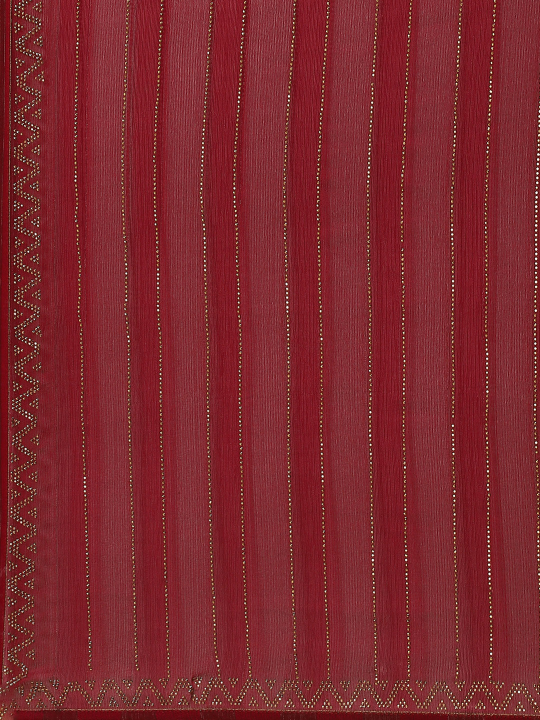 Stone Work Georgette Plain Saree