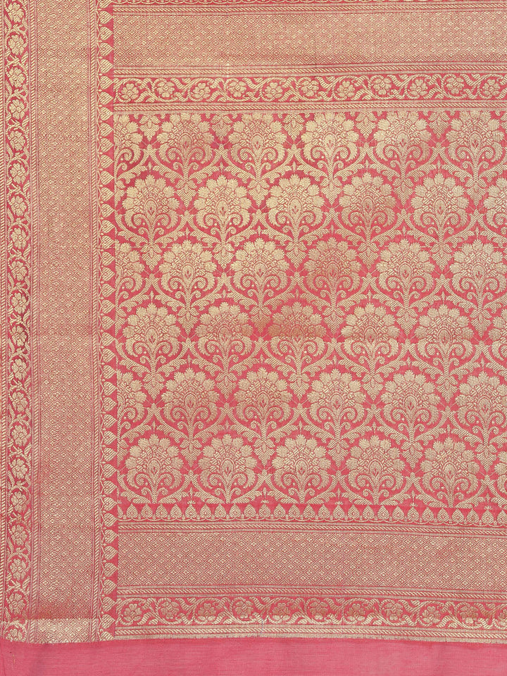 Cotton Saree with Zari Jaal