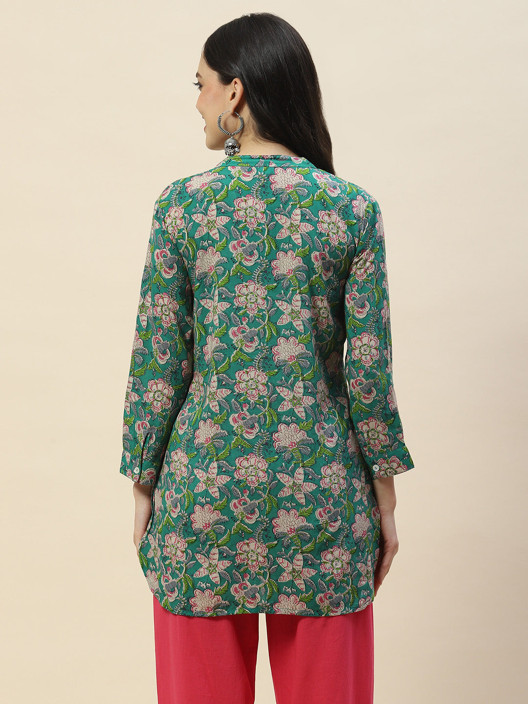 Printed Cotton Short Kurti