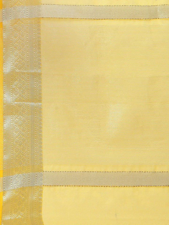 Stone Work Organza Plain Saree