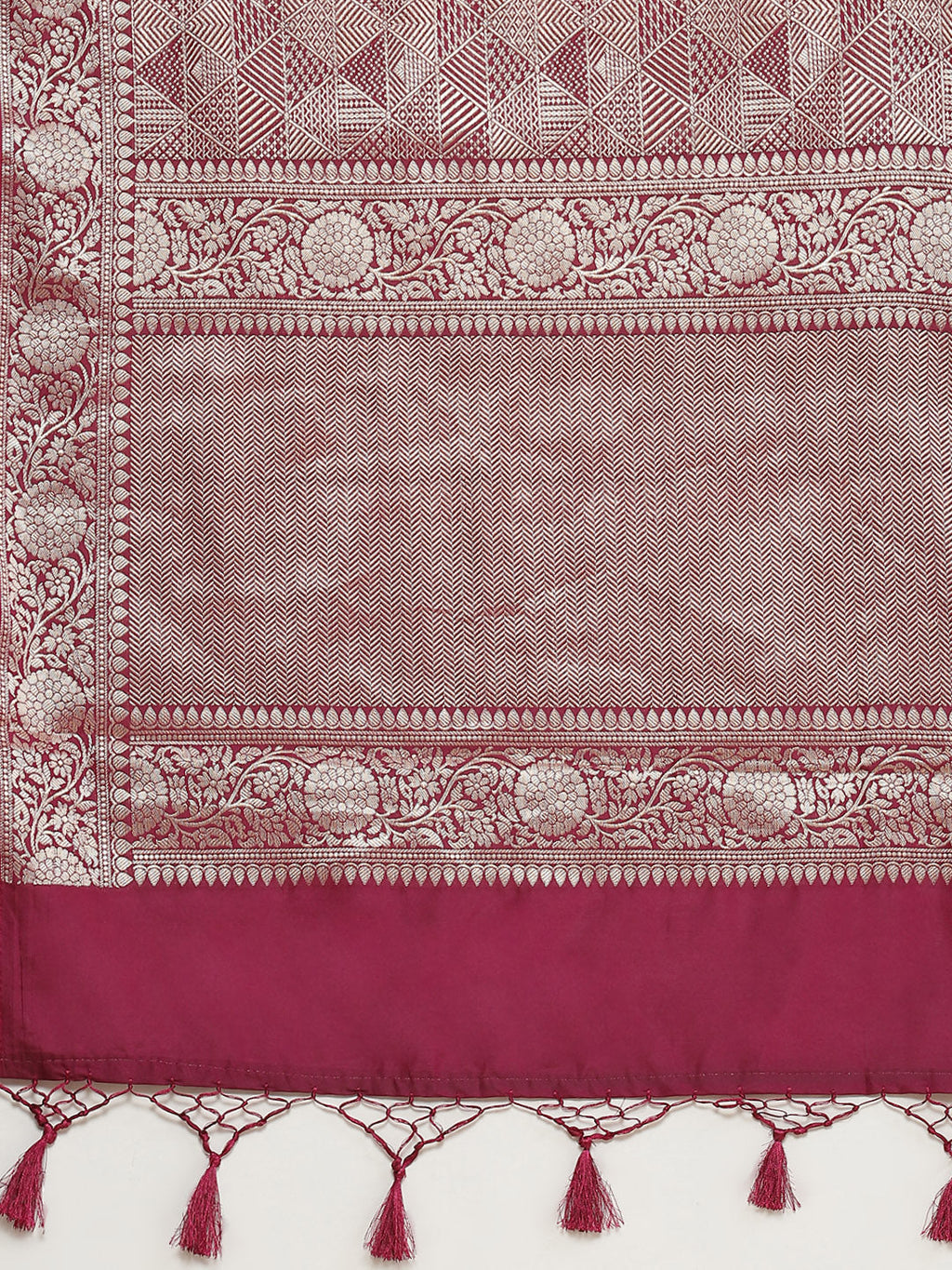 Zari Jaal Woven Banarsi Saree