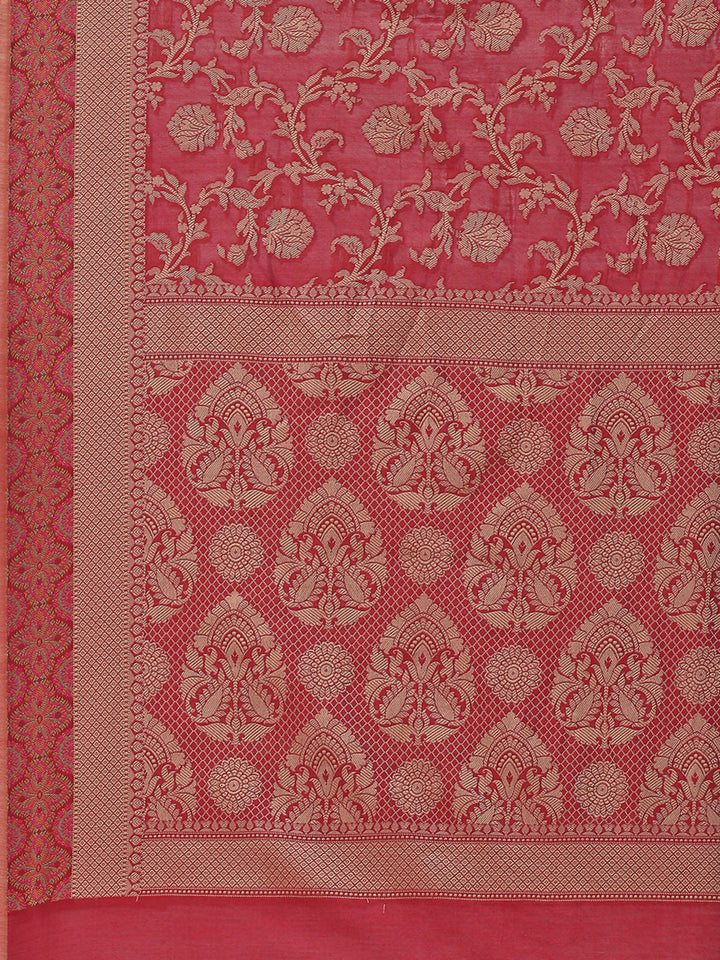 Resham Jaal Woven Cotton Saree