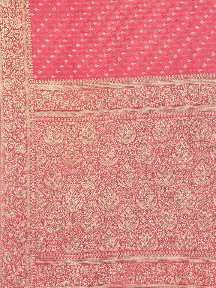 Cotton Saree with Zari Border Booti