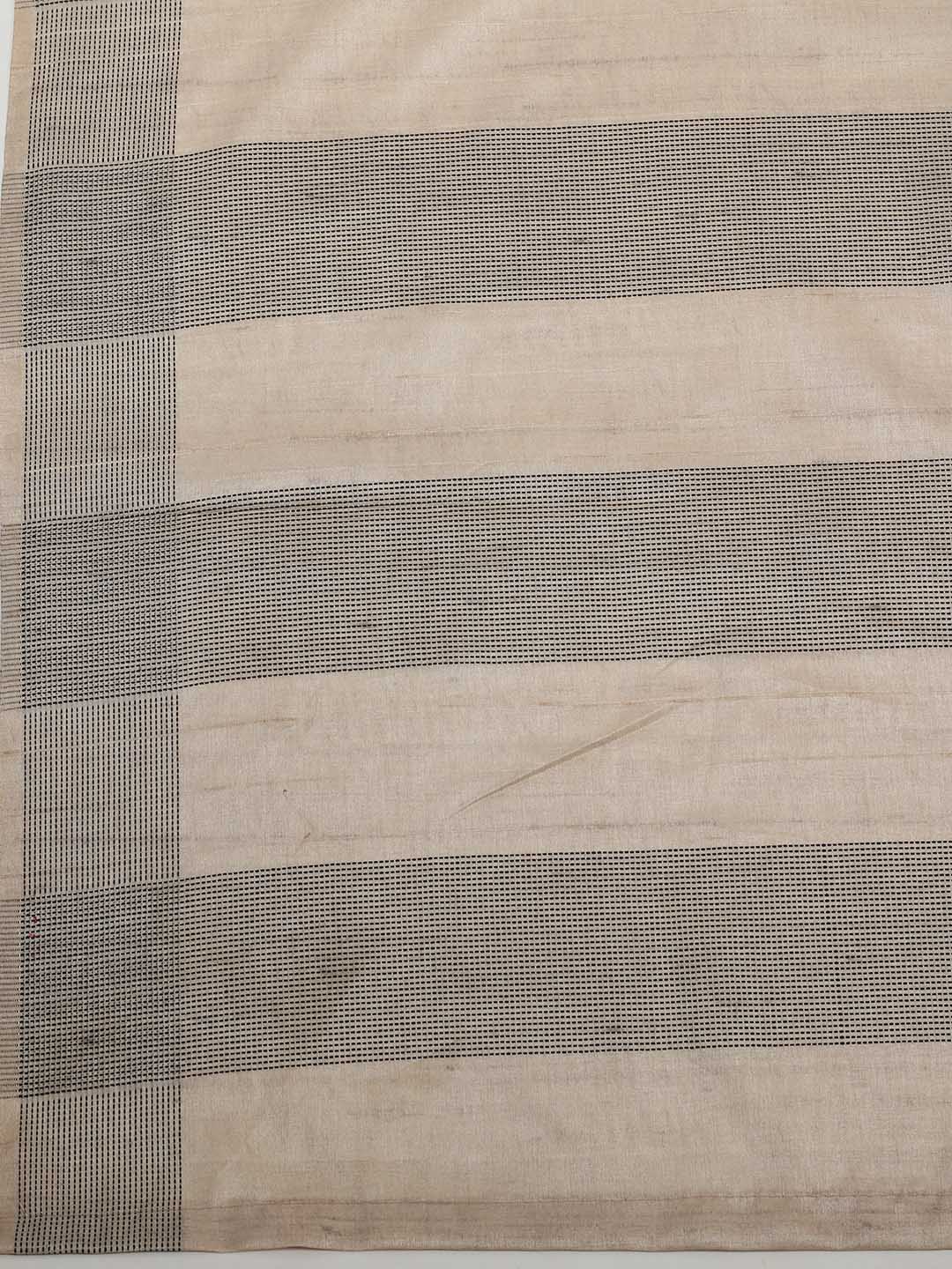 Printed Tussar Saree