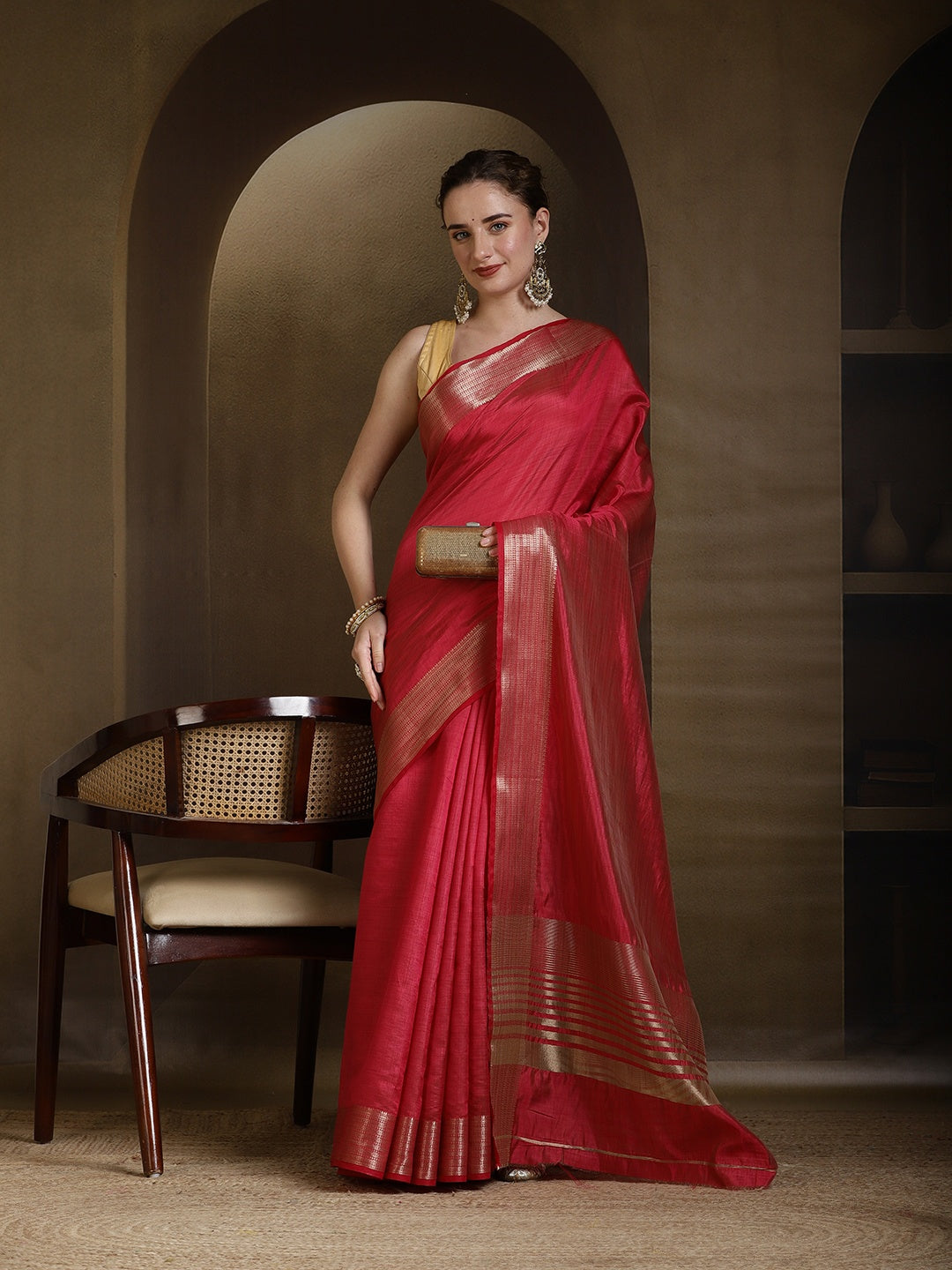 Woven Design Art Silk Saree