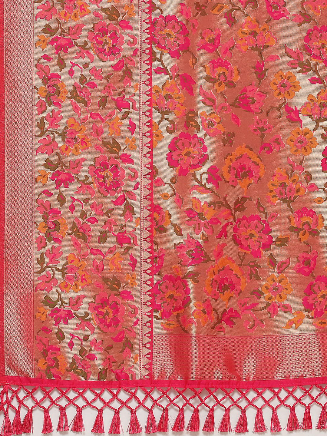 Zari Jaal Woven Organza Saree