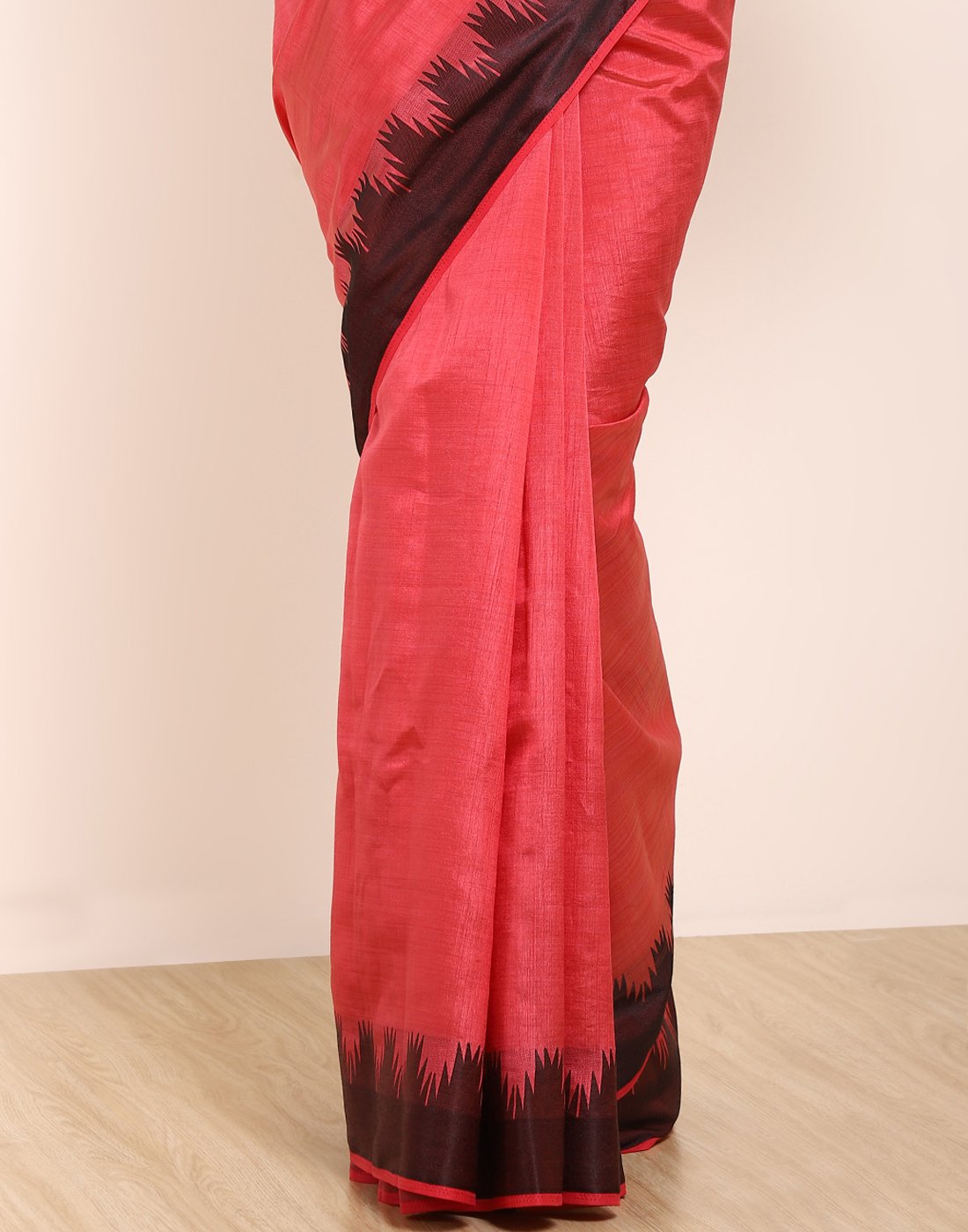 MBZ Meena Bazaar-Mustard Art Handloom Saree