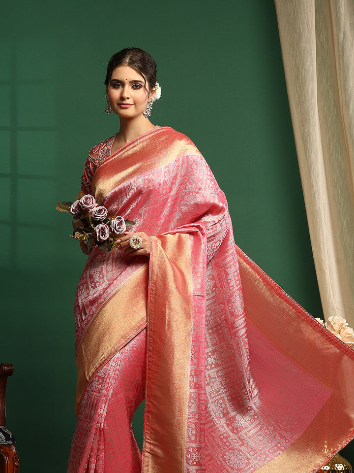 Embroidered Banarasi Saree