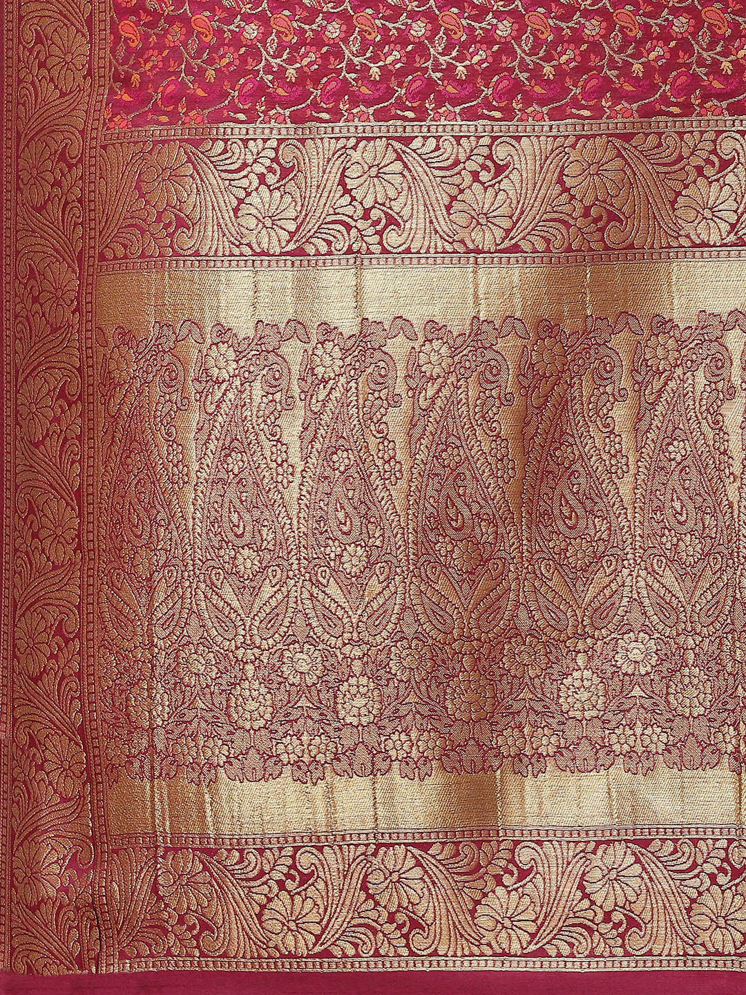 Zari Jaal Handloom Woven Saree