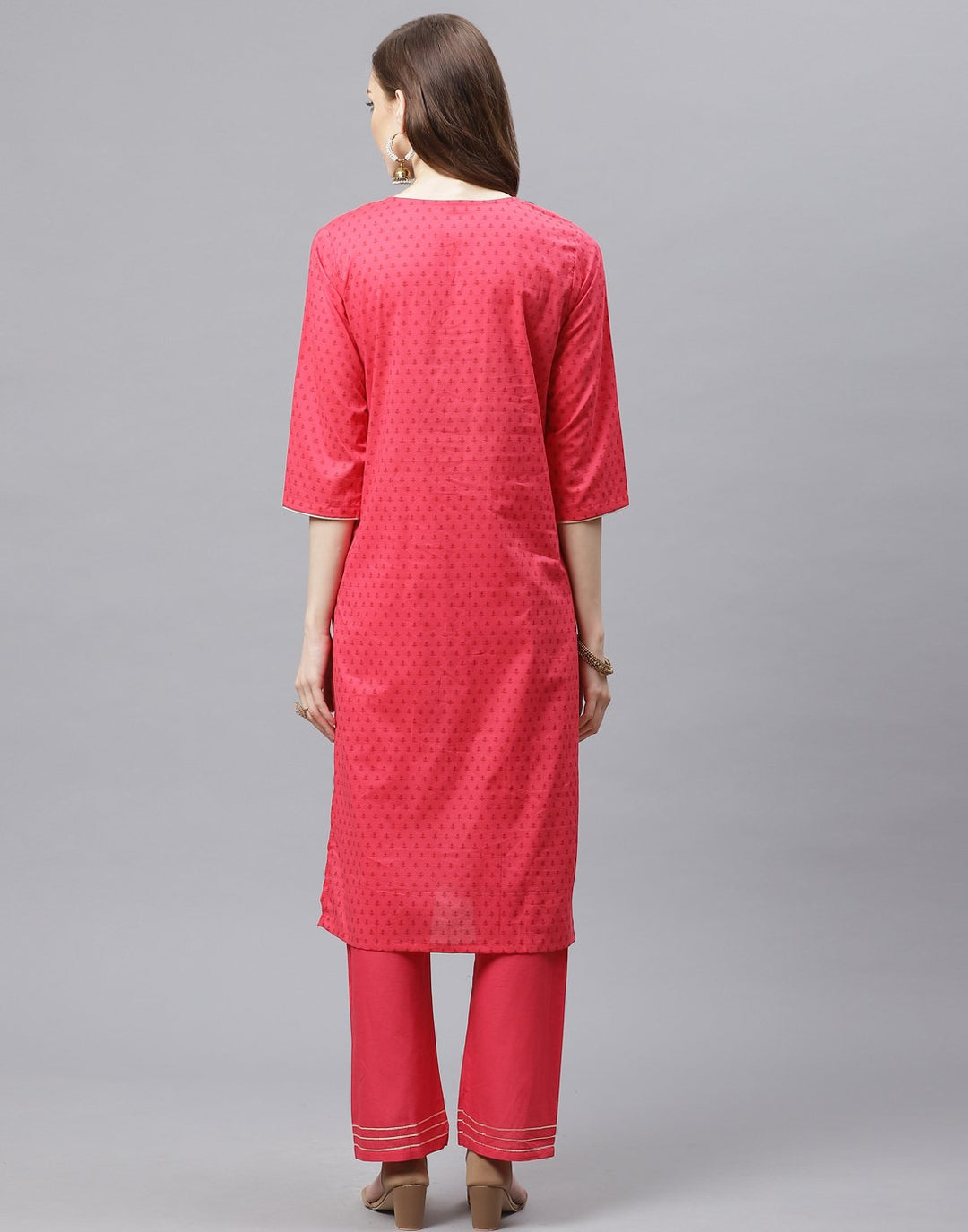 Cotton Kurti Palazzo Set