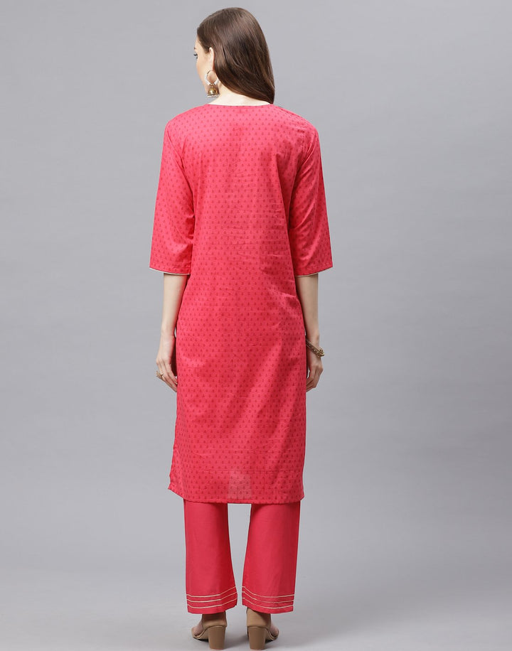 Cotton Kurti Palazzo Set