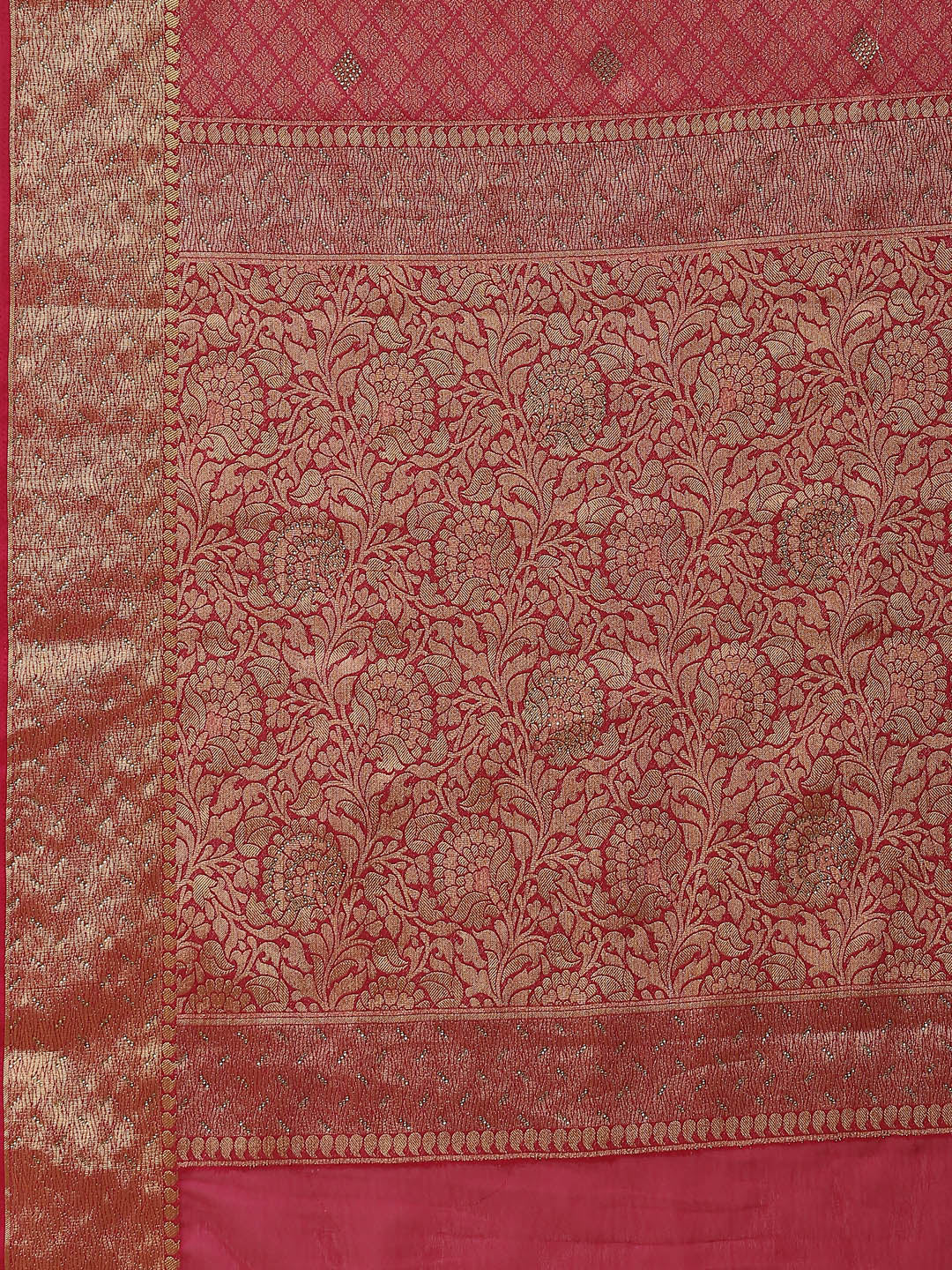 Stone Work Georgette Plain Saree
