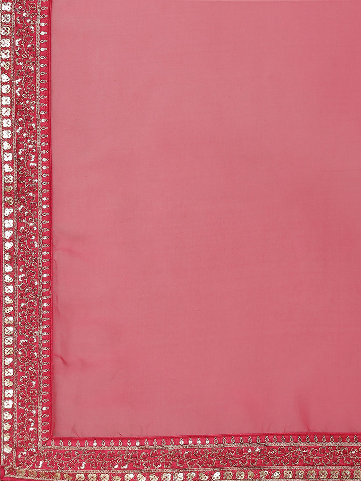 Embroidered Organza Saree