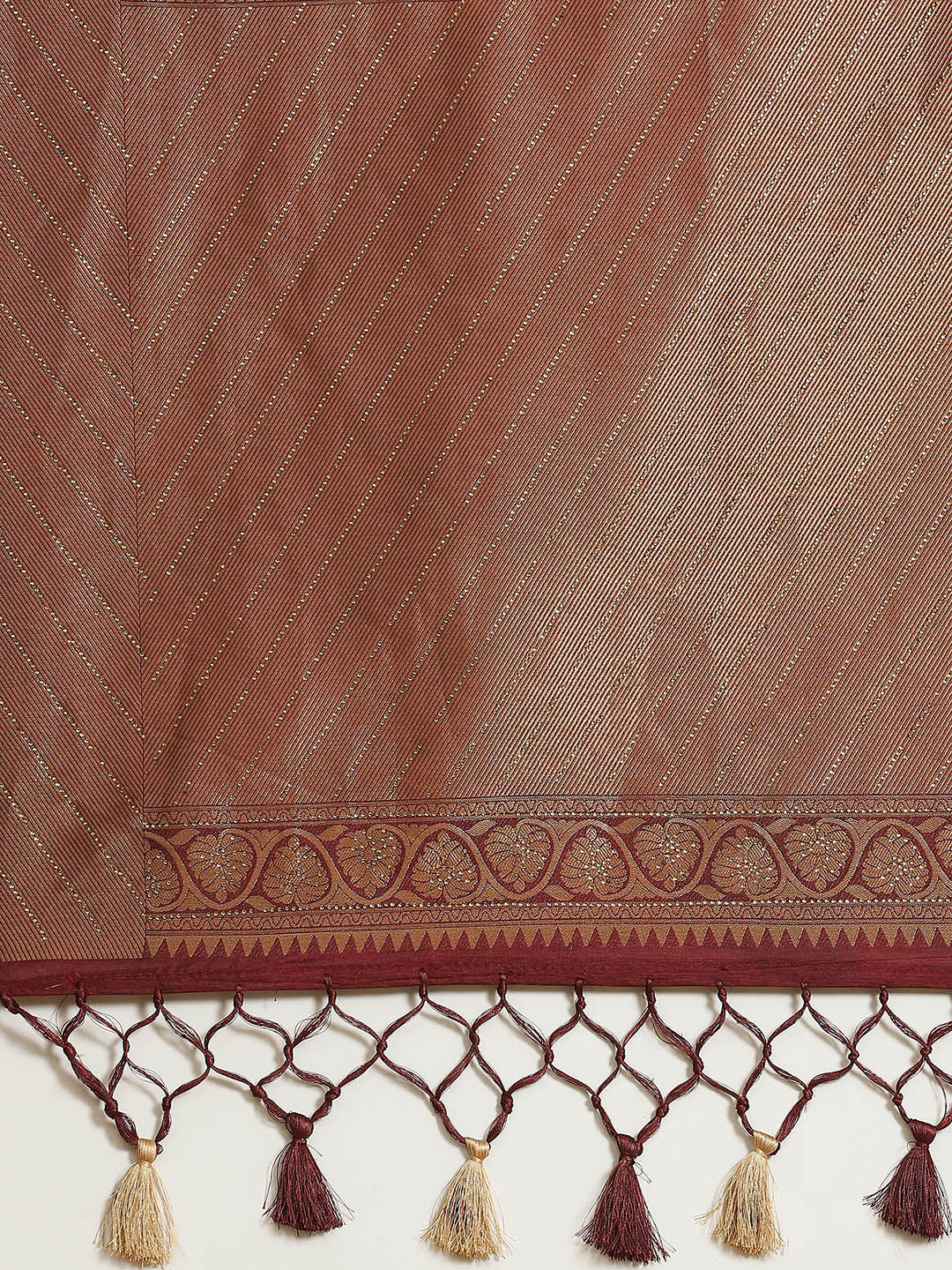 Brocade Art Handloom Embroidered Saree