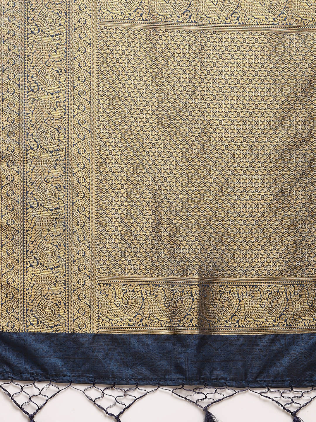 Abstract Banarasi Art Handloom Printed Saree
