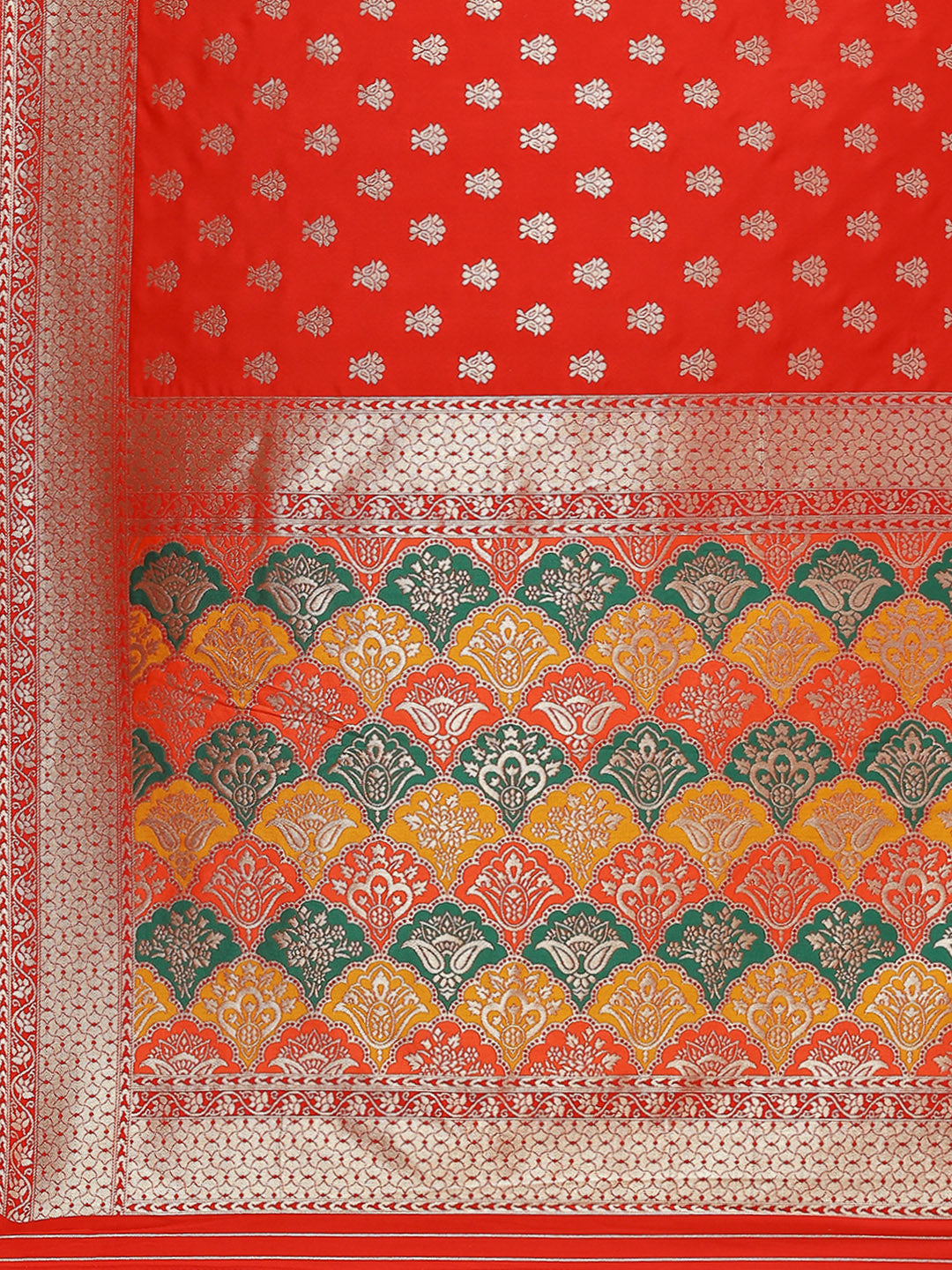 Zari Booti Woven Art Silk Banarsi Saree