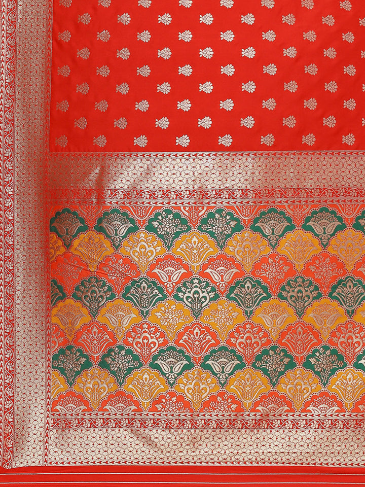 Zari Booti Woven Art Silk Banarsi Saree