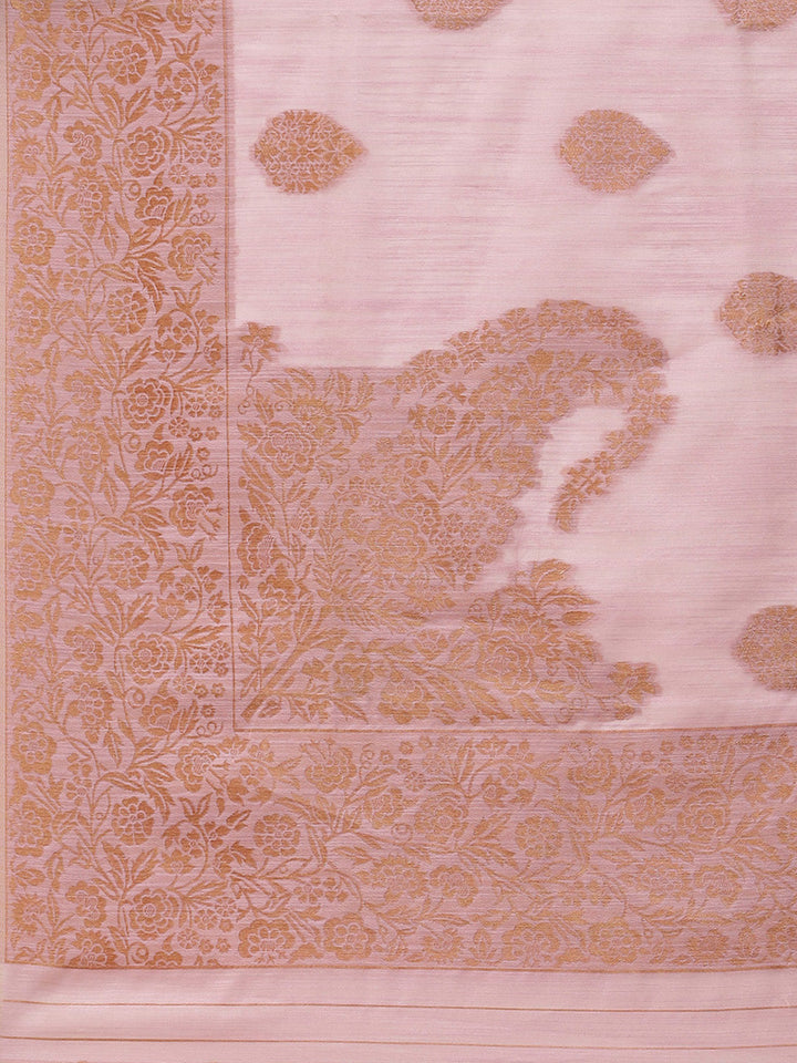 Zari Booti Woven Cotton Saree