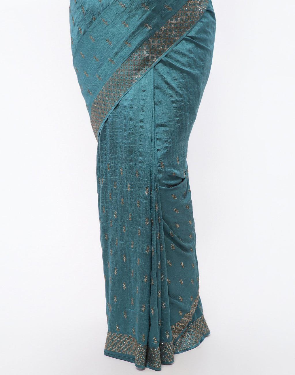 Art Dupion Silk Saree With Embroidery