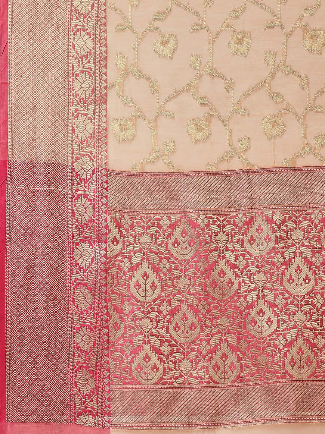 Zari Zaal Cotton Woven Saree