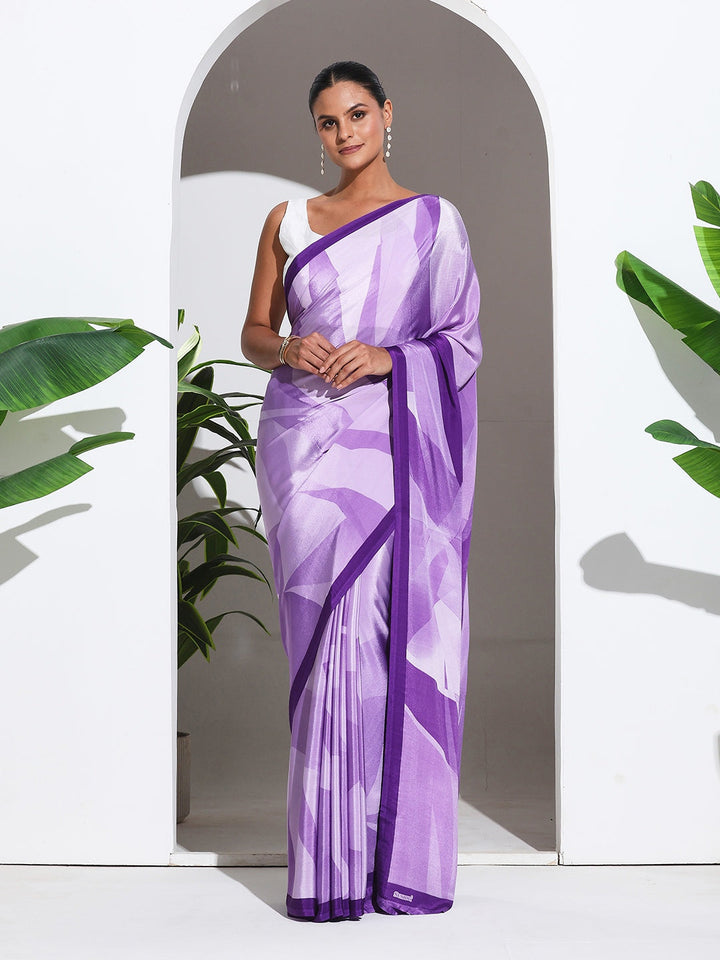 Digital Printed Crepe Saree