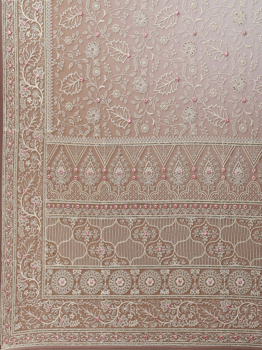 Resham Jaal Embroidered Georgette Saree