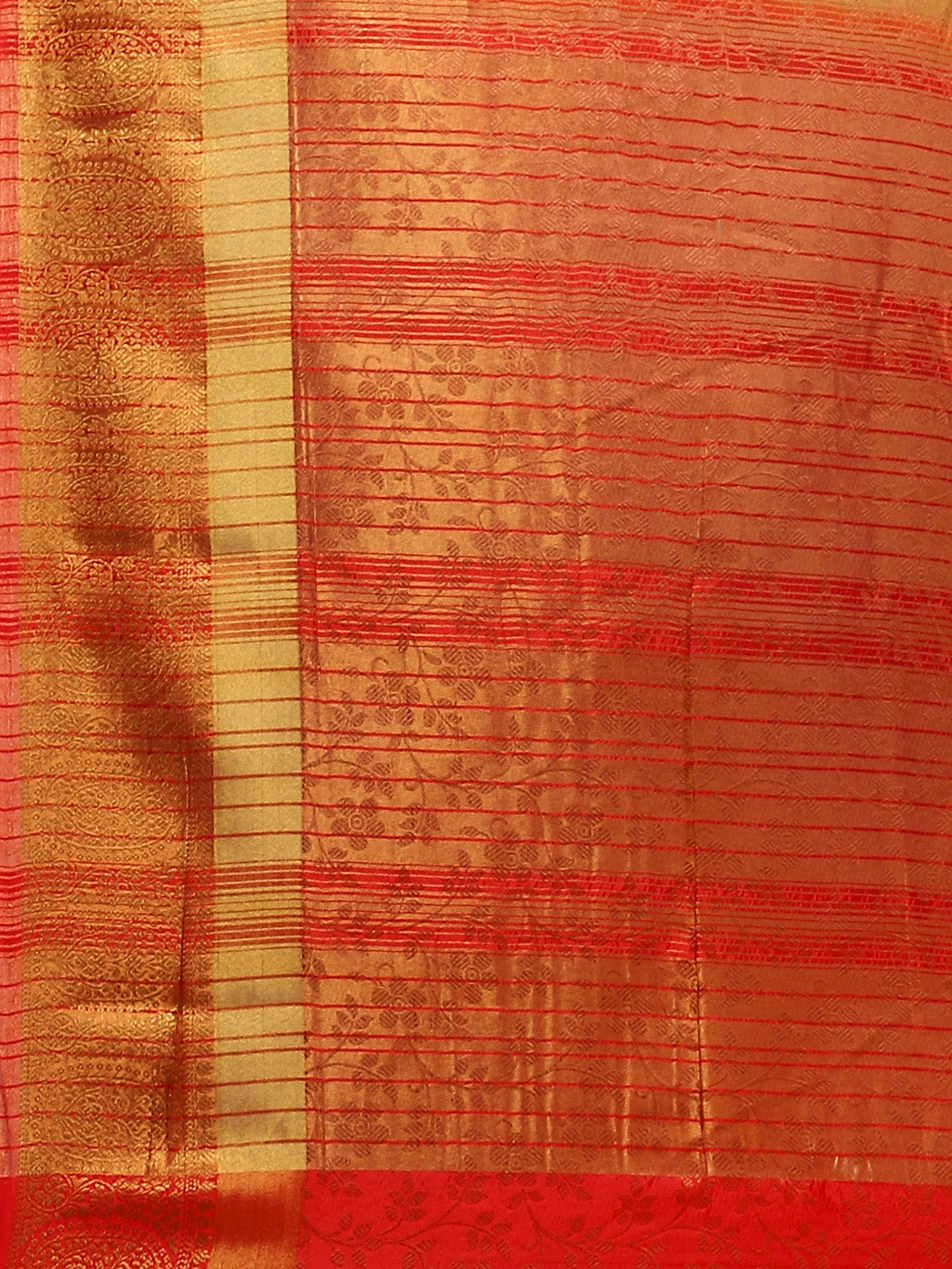 Resham Zari Border Handloom Woven Saree