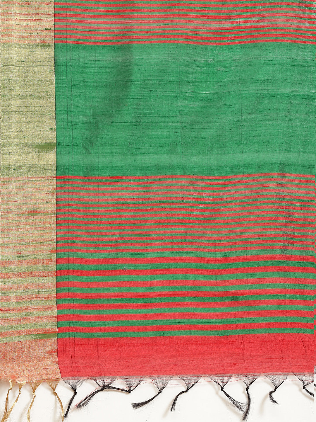 Green Handloom Woven Saree