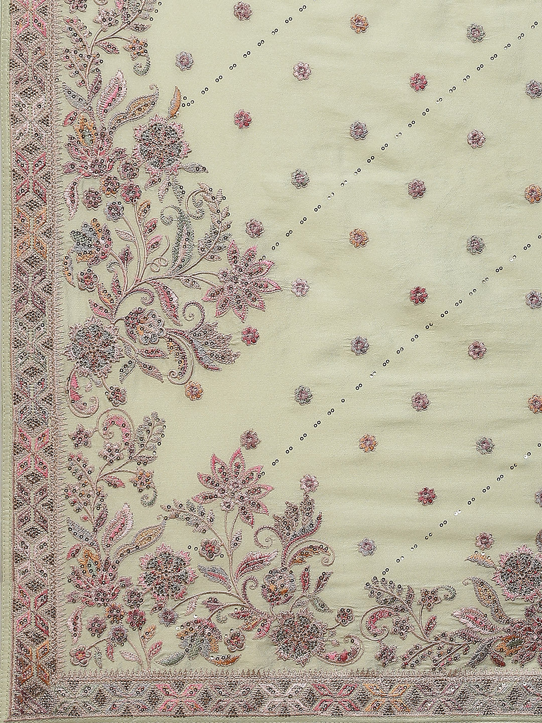 Resham Jaal Embroidery Banarsi Saree