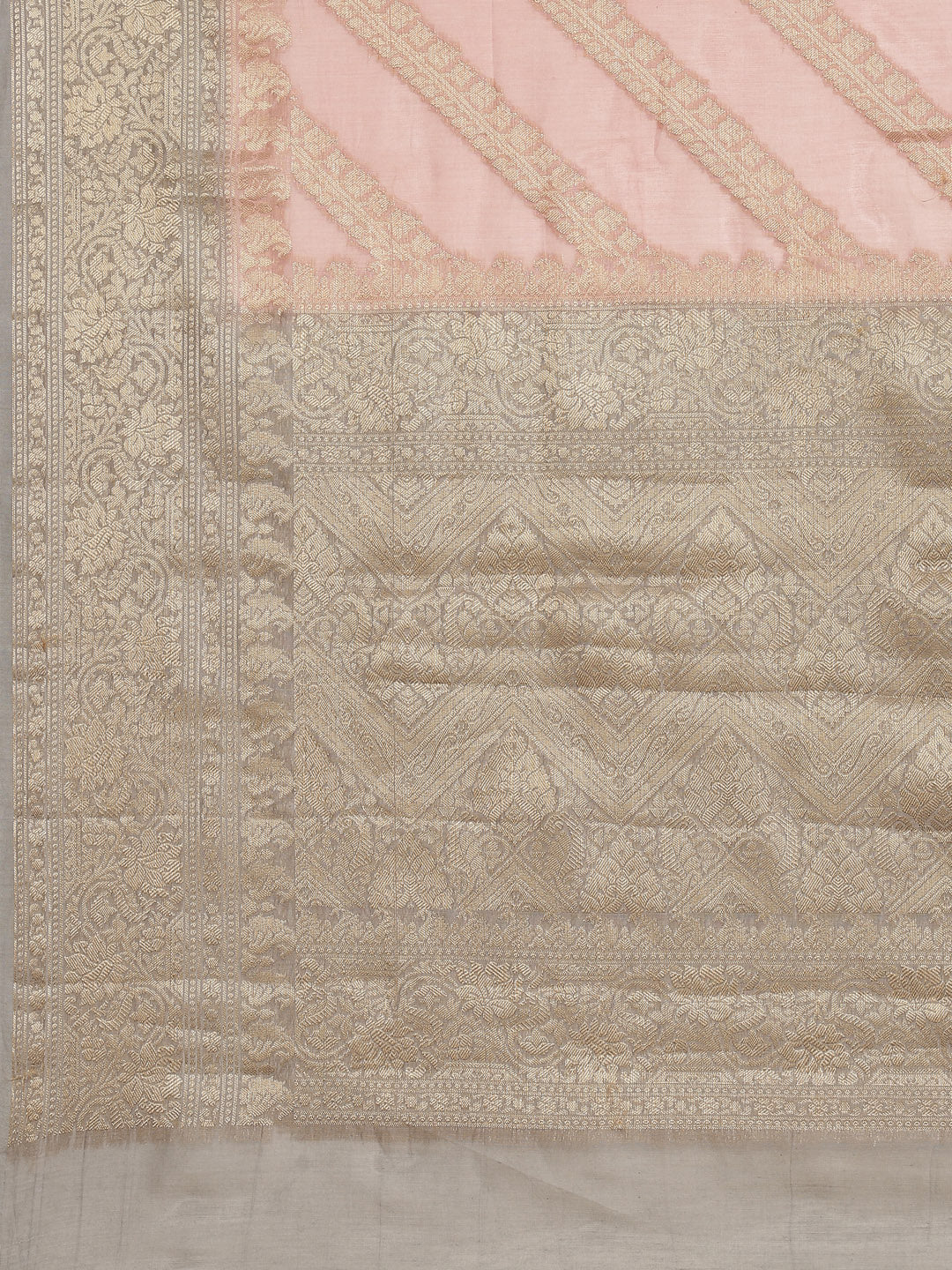 Zari Jaal Cotton Woven Saree