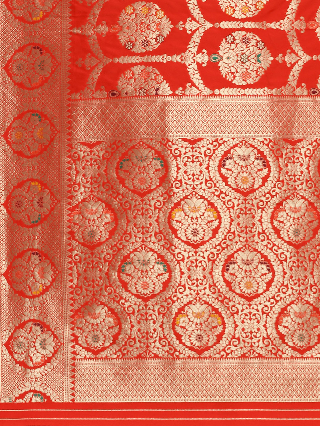 Zari Jaal Woven Art Silk Banarsi Saree