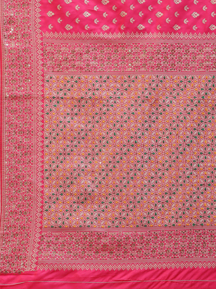 Stone Booti Banarasi Woven Saree