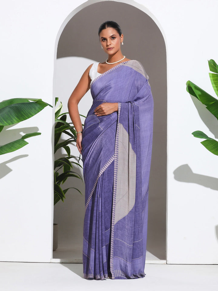 Digital Printed Crepe Saree
