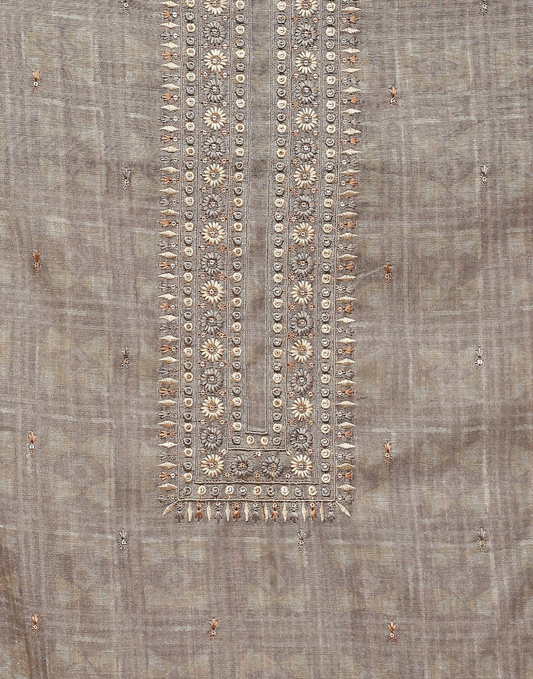 Chanderi Embroidered Suit Piece