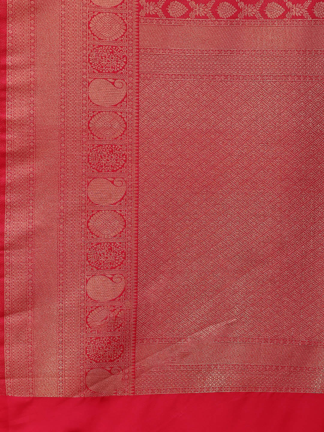 Brocade Zari Jaal Handloom Woven Saree