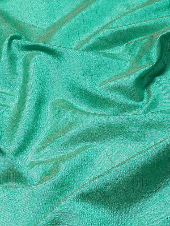 Plain Zari Border Handloom Woven Saree