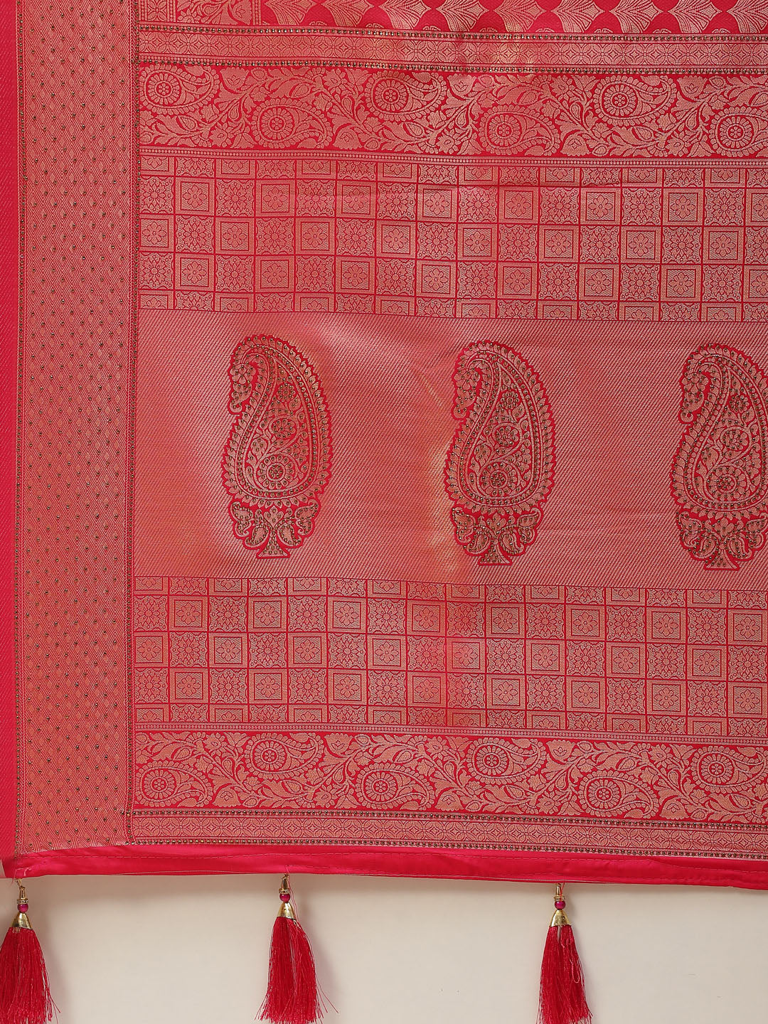 Stone Booti Handloom Woven Saree