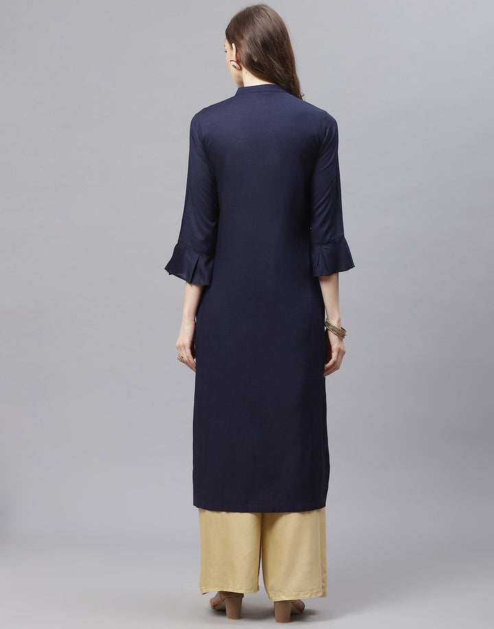 Cotton Kurti With Embroidery