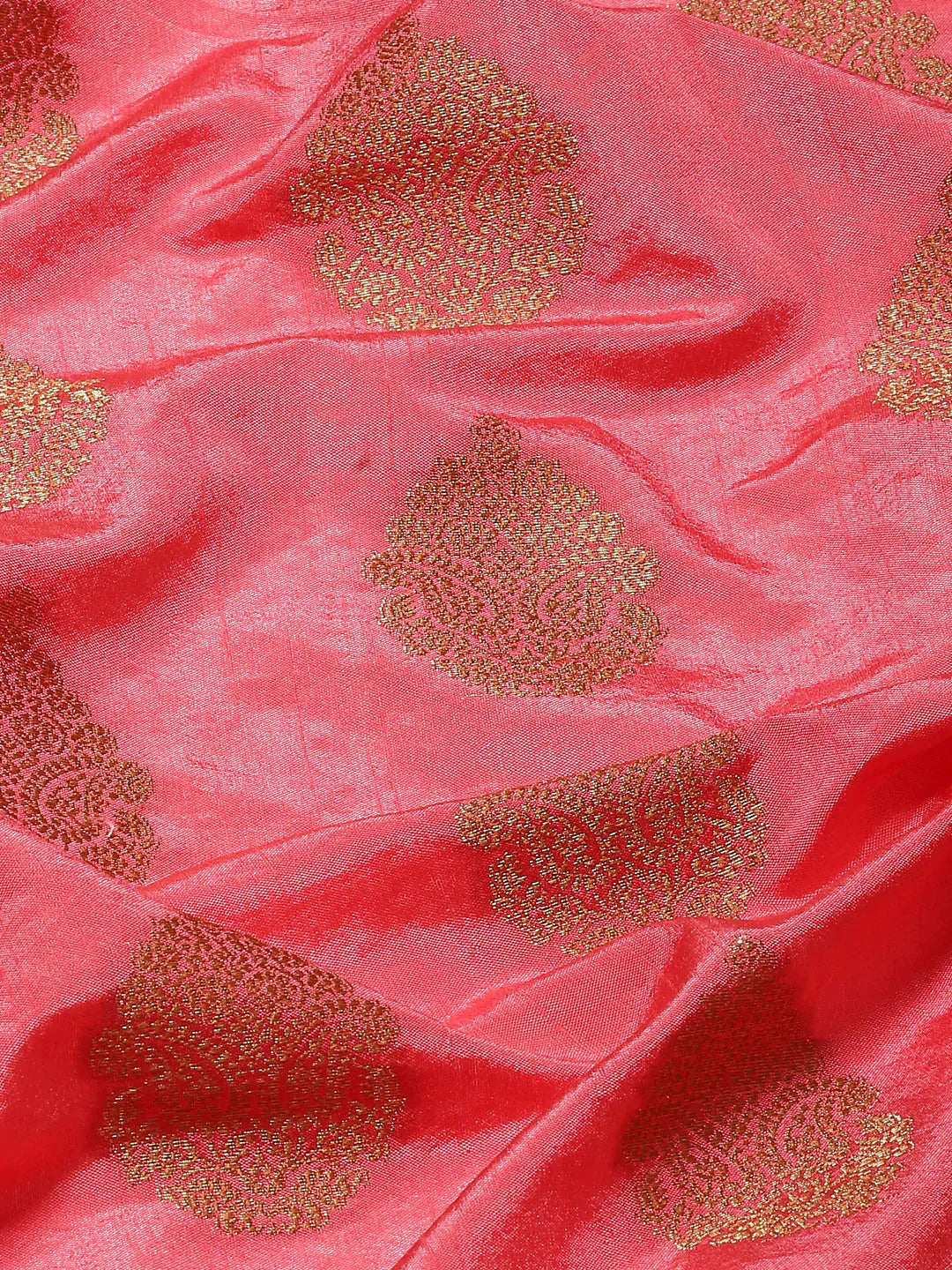 Zari Border Booti Handloom Woven Saree
